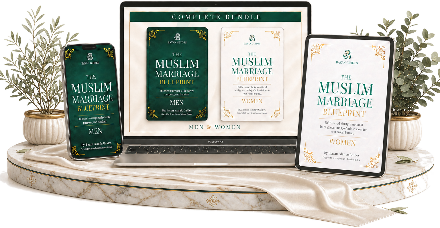 The Muslim Marriage Blueprint — Men, Women and Bundle editions